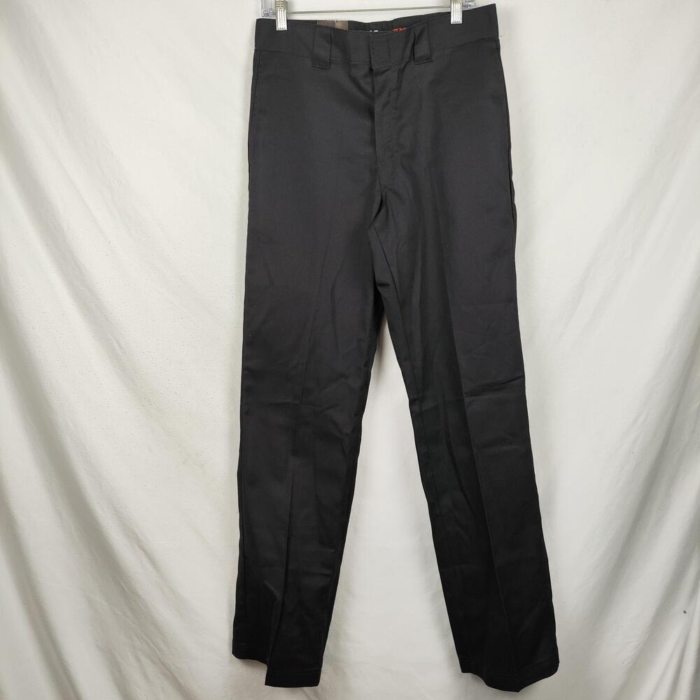Dickies 874 FLEX Work Pants Mens 32x34 Black Original Fit Chino Straight Leg